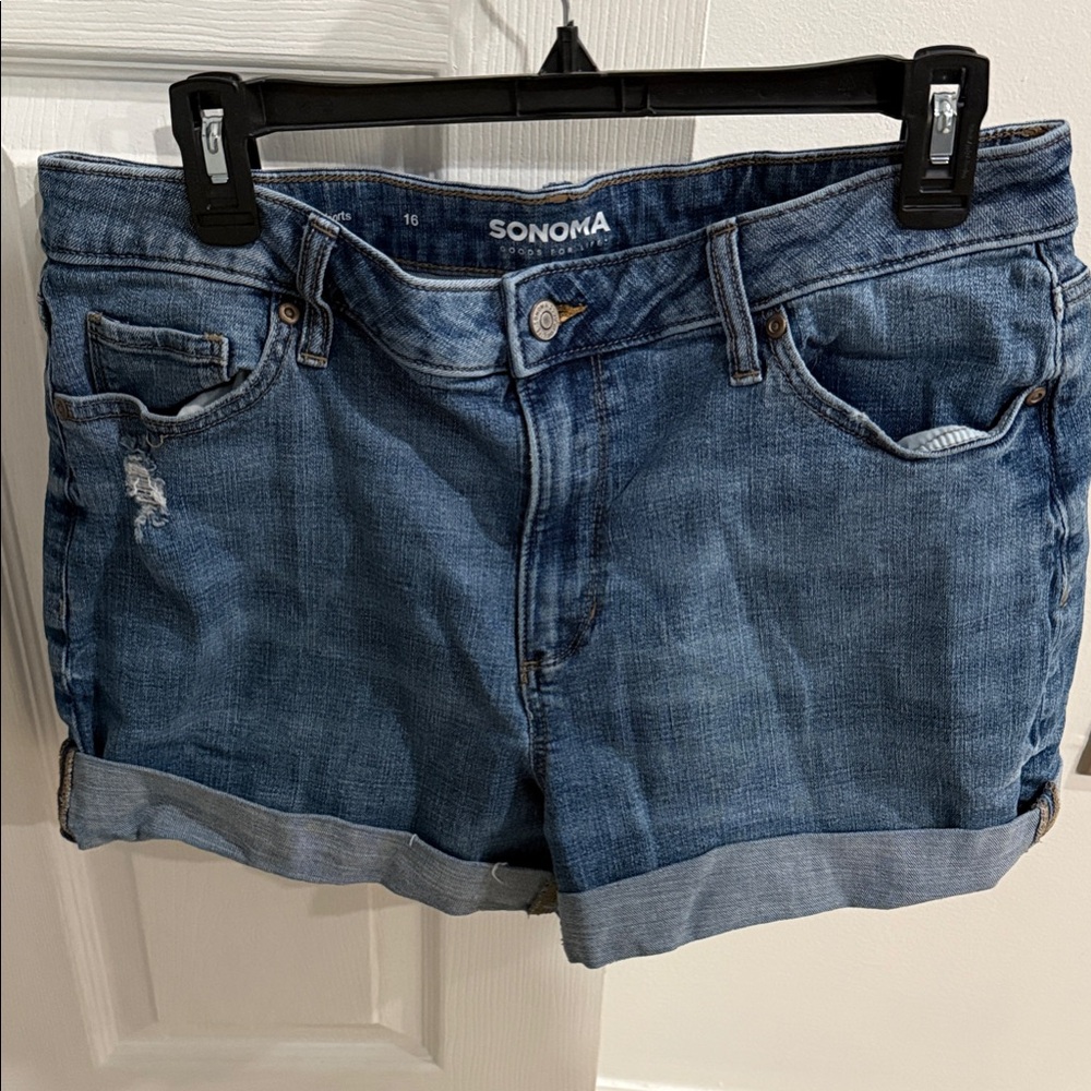 Sonoma Women's Classic Blue Jean Shorts